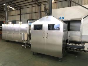 China Horizontal Ice Cream Cone Banane Ki Machine , Wafer Cone Production Line wholesale