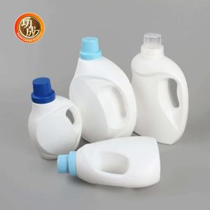 China Empty HDPE Laundry Detergent Bottle 1000ml 1500ml 3000ml White Liquid Detergent Bottle on sale