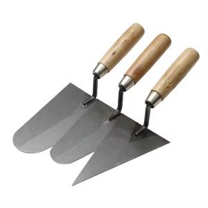 China Stainless Steel Bricklaying Knife Concrete Hand Brick Trowel Plastering Trowel wholesale