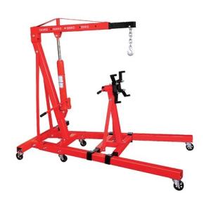 China Vehicle Repair Hydraulic Foldable 2Ton Engine Hoist And Stand wholesale