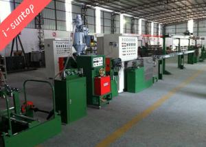China Non Halogen 12mm Plastic Wire Making Machine PVC Cable Extrusion Line wholesale