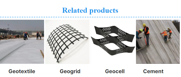 Asphalt Reinforcement Fiberglass Geogrid Lower Cost Advantage for Slope Protection