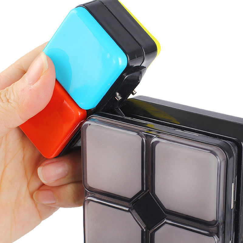 24PCS LED Music Magic Cube Puzzle Flip Slide Multiplayer Electronic Game Kid Toys Gift 9.5KG