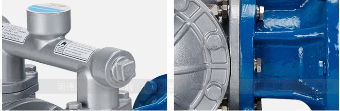 Metering Sewage DN80 Pneumatic Diaphragm Pumps 70m