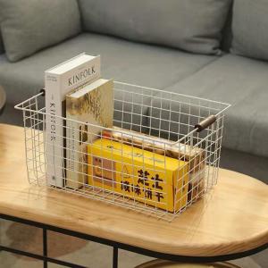 China Small Medium Big Wire Mesh Container Stacking Baskets Plastic Spraying wholesale