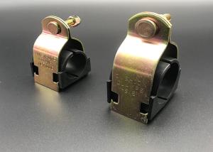 China Custom Yellow Zinc Channel Mounted Cushion Clamps wholesale