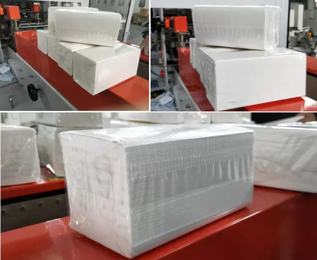 40 bags / Min 7.5KW Soft Bag Napkin Packing Machine / Tissue Paper Packing Machine