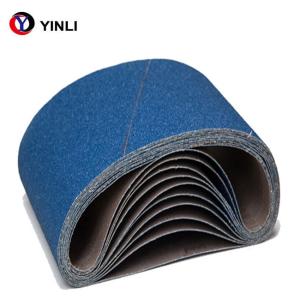 China Yinli Brand Good Quality 200*750mm Abrasive Polishing Zirconia Flooring Sanding Belt Zirconia Za Material Sanding Belt M wholesale