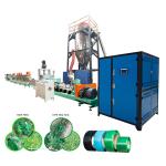 16mm 0.8mm Green Flat Polyester Packing Belt Making Machine
