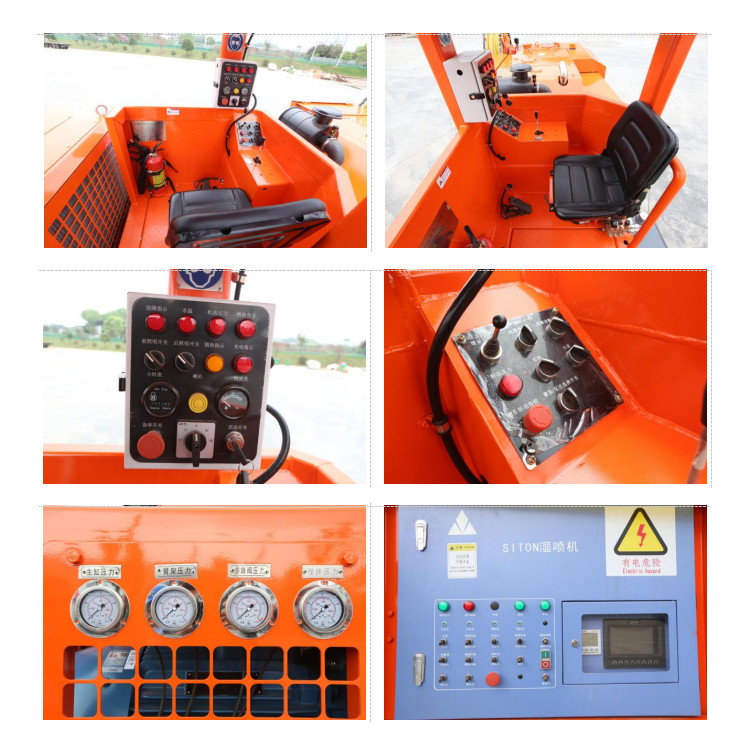 9Km/H Tunnel Construction Shotcrete Sprayer Shotcreting Machine