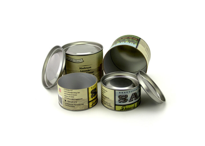 Delicate Paper Composite Cans , Eco-friendly Food Packaging Tube