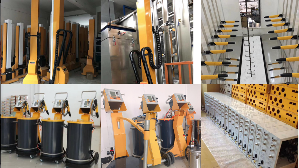 Rust Resistance Portable Powder Coating Gun High Precision Easy Operation