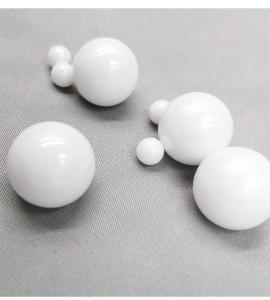 China High Impact White Zirconia Grinding Balls Milling Media Alumina Beads For Mining Slurries wholesale