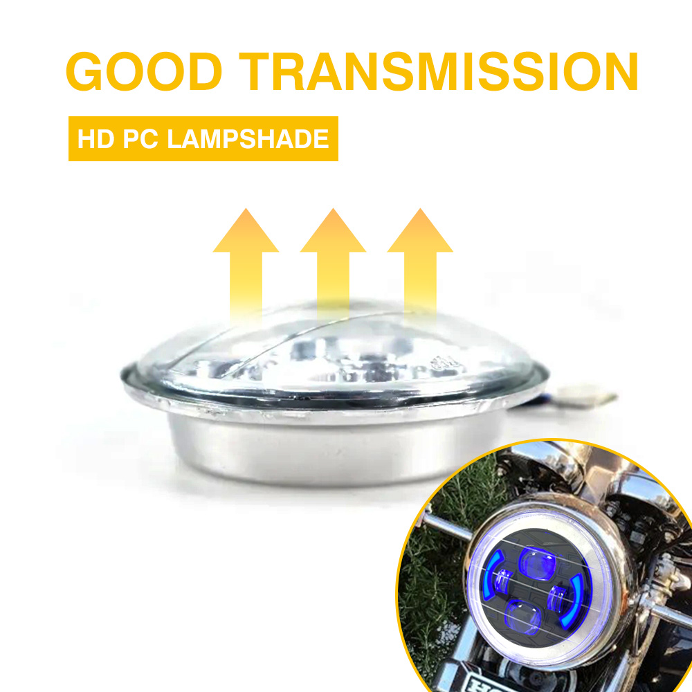 Red Skull Motorcycle DRL Headlight CM125 IP67 Motorcycle Head Lights
