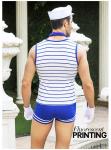 Mixed Color Sexy Sailor Cosplay Sleeveless Sexy Sailor Moon Costume Bodysuit