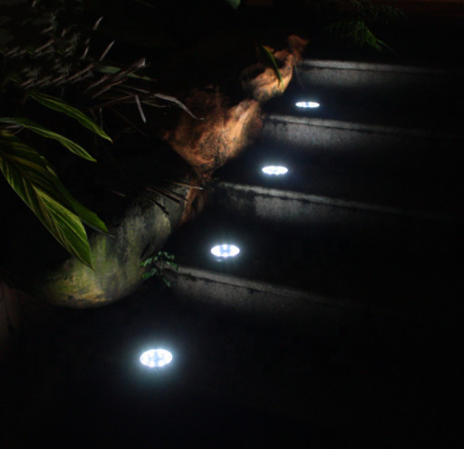 Waterproof 11.5cm Diameter 100mA LED Underground Lights