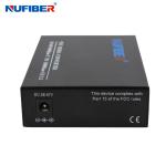 10/100/1000M 20km SM SC Fiber To RJ45 30W POE Converter Switch