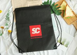 China 30*40cm Non Woven Tote Bags , Breathable Non Woven Drawstring Bag wholesale