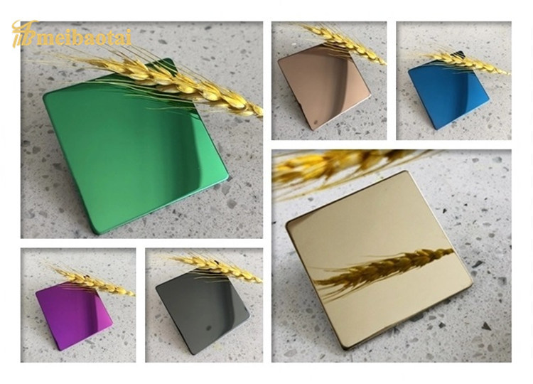 Super Mirror 304 201 Decorative Stainless Steel Sheet 1240x2440mm