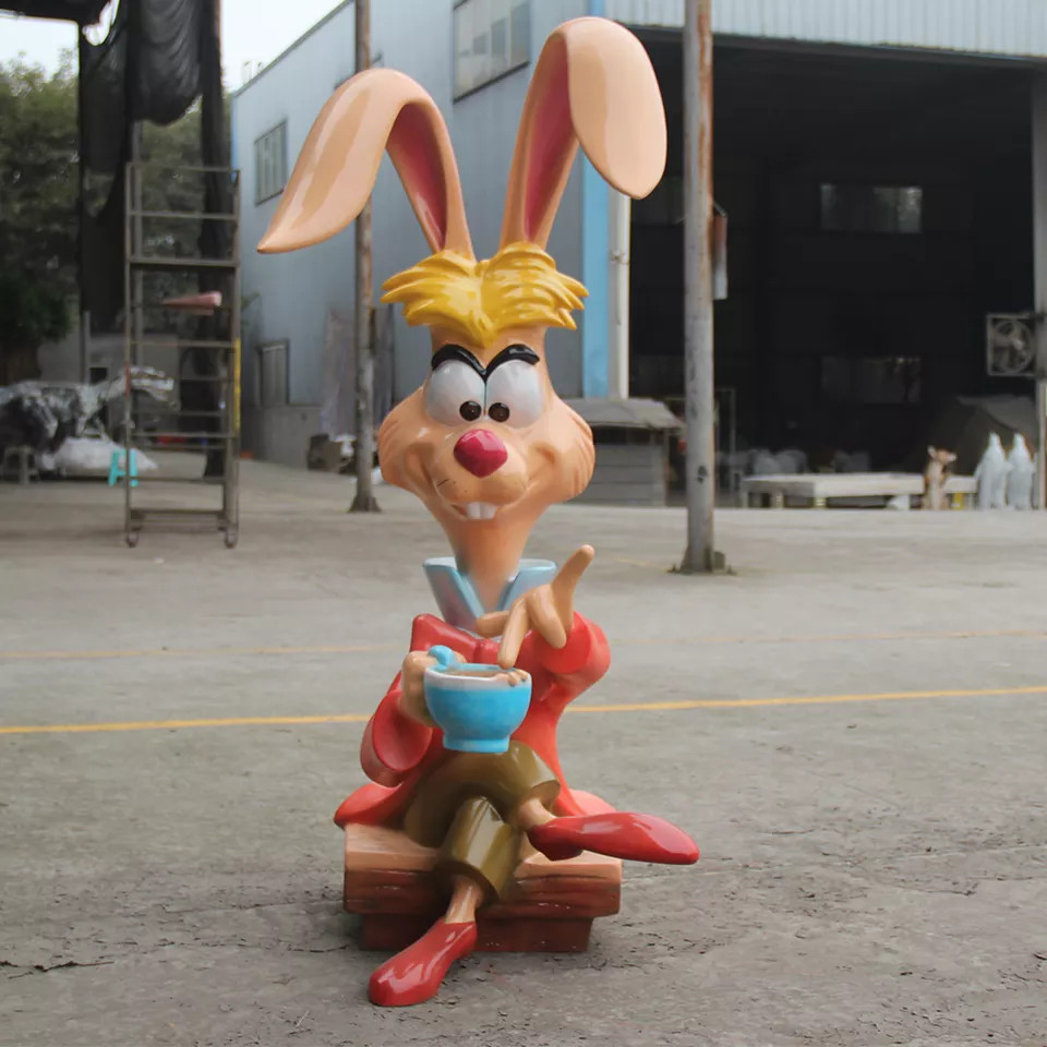 Garden Custom Fiberglass Products Outdoor Life Size Animal Sculptures