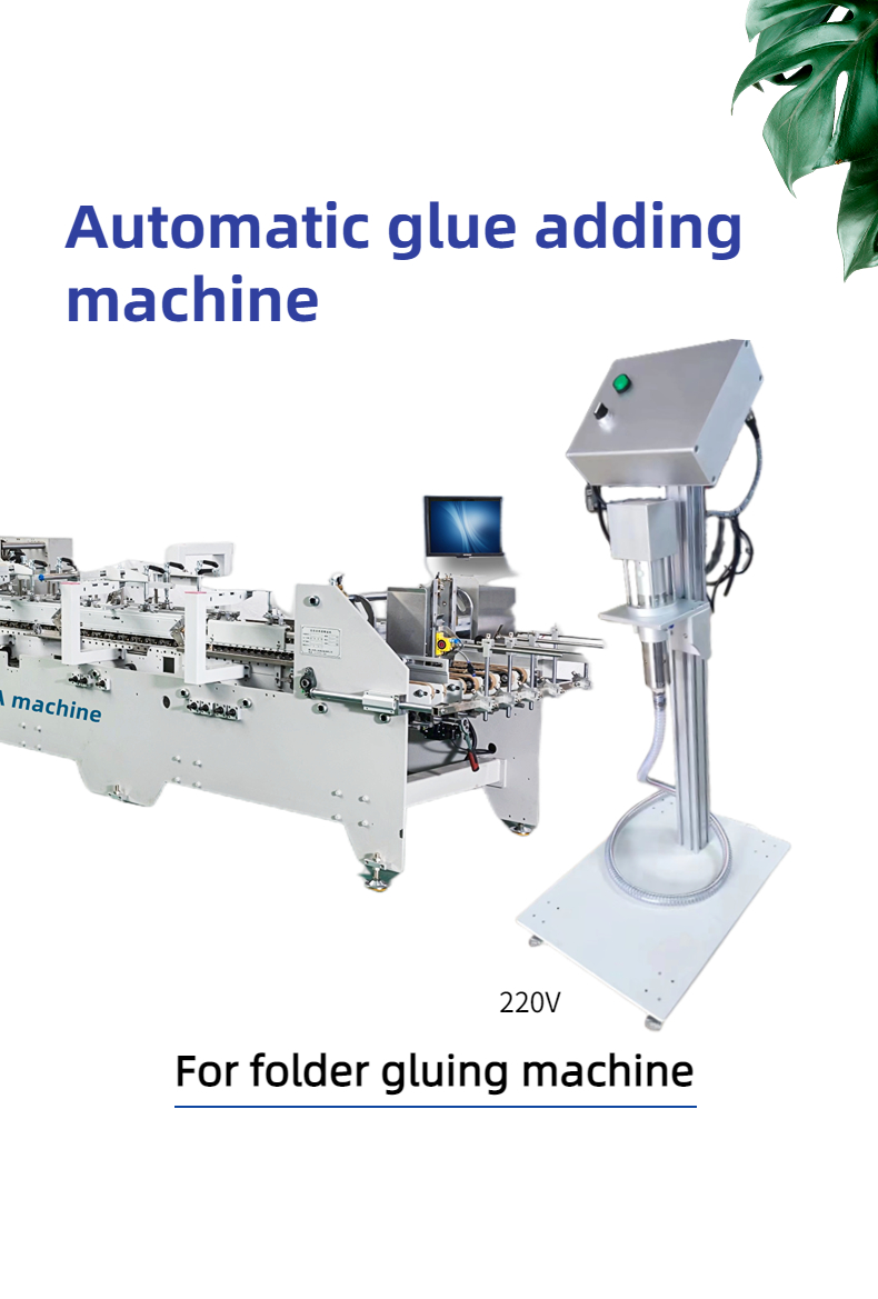 Automatic Box Folder Gluer Machine for Wood Packaging Case Folding and Gluing Process