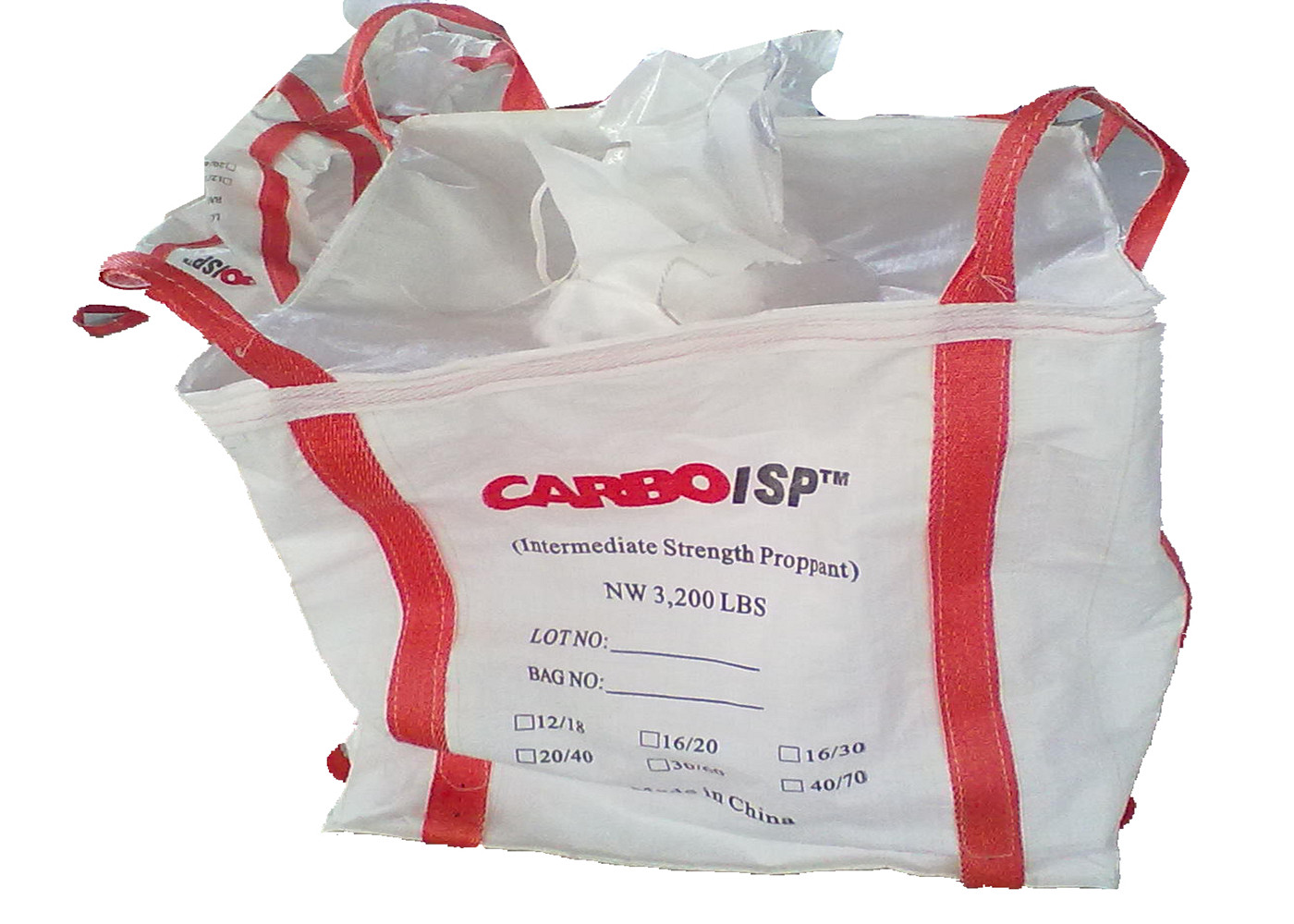 Skirt Top U Panel UV Treated FIBC Jumbo Bags For Sand / Cement / Soil Packing