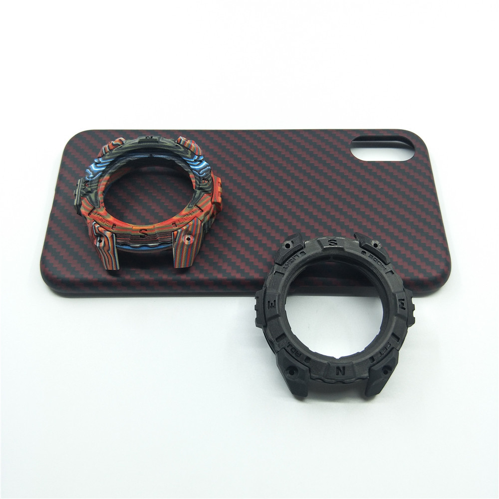 Rapid Prototyping Machine CNC Carbon Fiber Parts Watch Wristwatch Case High Precision