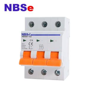 China Overload Protection IEC60898 6kA 3 Pole Circuit Breaker wholesale
