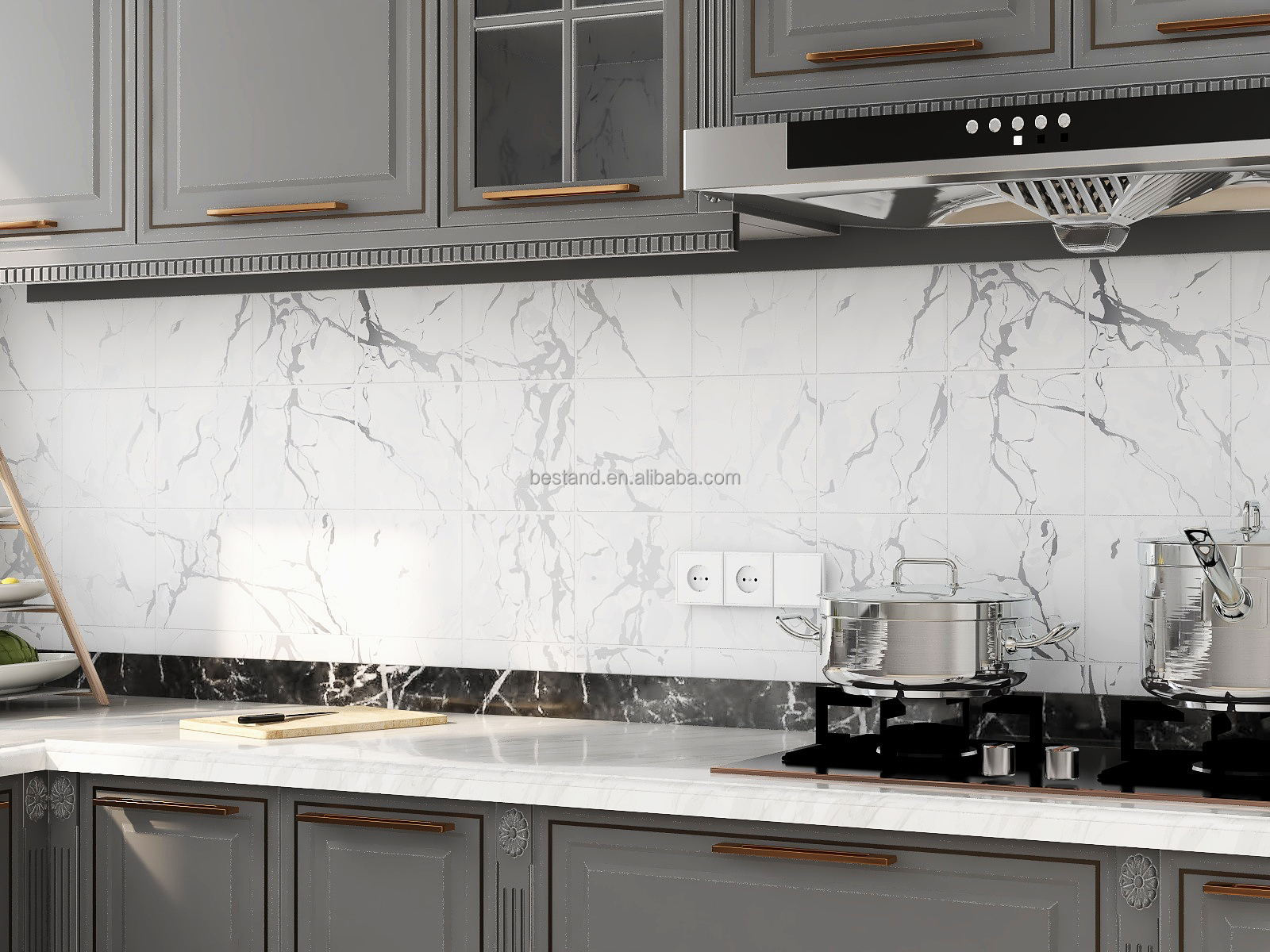 3D Wall Paper for Modern Home Decoration in Modern Design Style 0.60 M * 100M Roll Size