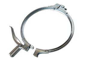China 150mm Airtight Sealing Washer Galvanised Pipe Clamps wholesale