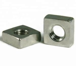 China Customized A2 Galvanized Square Stainless Steel Nut Zinc Plate Surface wholesale