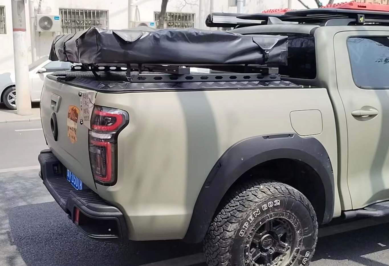 Ranger T6 T7 Pickup Tonneau Cover Aluminum Manual Roller Shutter Hard Lid for Market