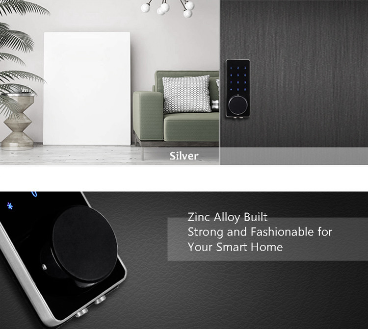 Remote Control Digital Mortise Lock , Custom Automatic Door Lock For Home