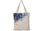 Promotional Shopping Stylish Eco Canvas Bags Tote Bag With Zipper