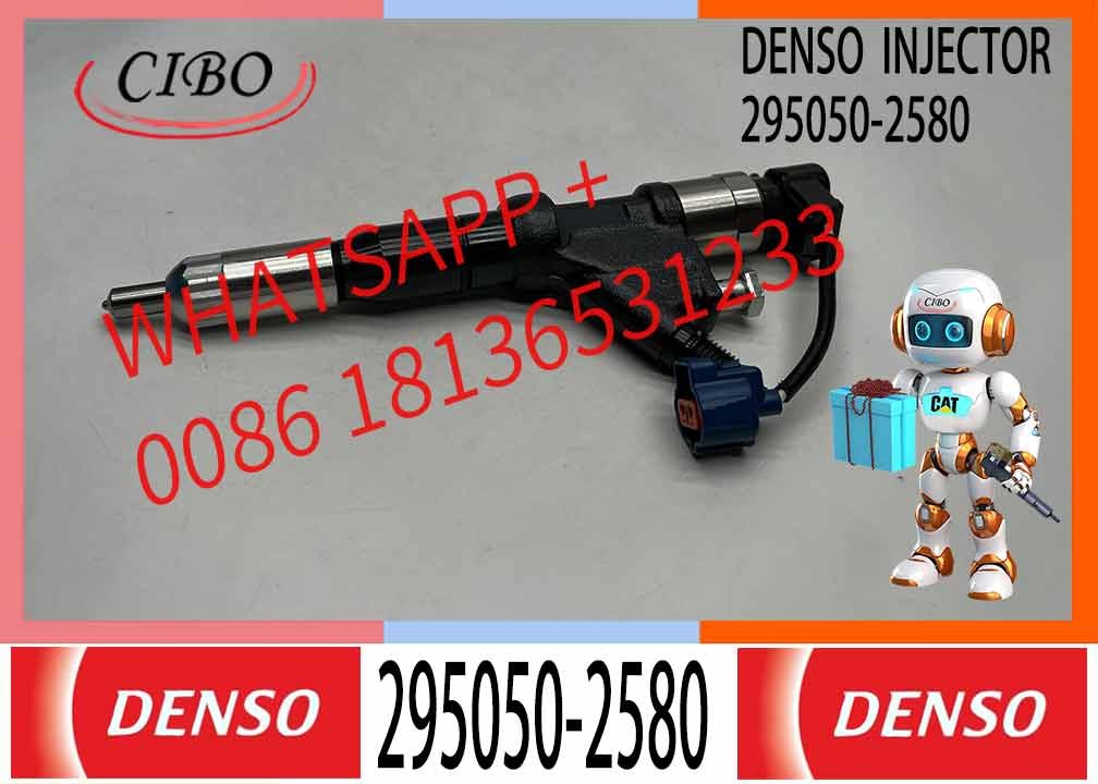 Diesel Common Rail Fuel Injector 295050-2580 23670-E0221 For Hino Truck Engine