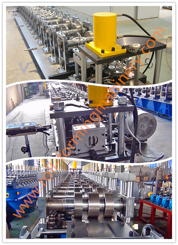 380v/50hz/3phase,11 KW Siemens Motor Shelf Roll Forming Mchine With 16 Forming Stations