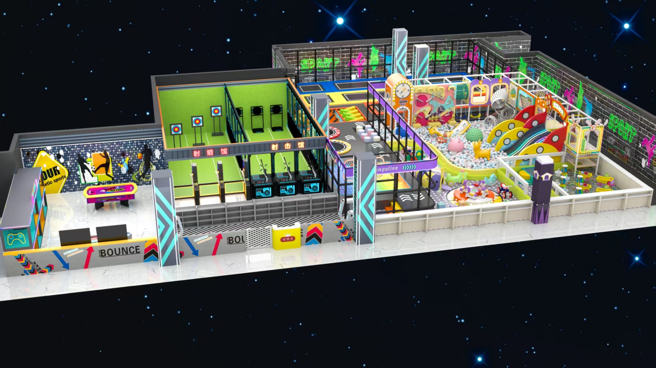 Let Your Child's Imagination Run Wild in Naughty Castle for 2-12 Years Old Children