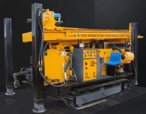 China Pneumatic 260m Mobile Borehole Drilling Machine Small wholesale