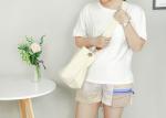 Lined With Flannel Fabric Girls 16oz Canvas Messenger Bag