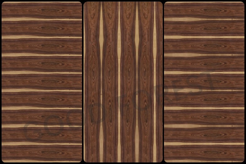Hotel Rosewood Natural Wood Veneer Of Crown Cut Quarter Straight