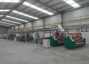 China 1800mm Cardboard Box Making Machine , 5 Ply Automatic Corrugation Plant wholesale