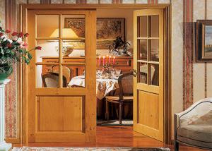 China Luxury Interior PVC Coated MDF Wood Composite Door For Rooms wholesale