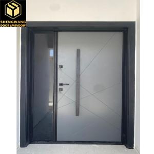 China Mortise Lock Glass Aluminium Hinged Door Hotel Hinged Patio Doors wholesale