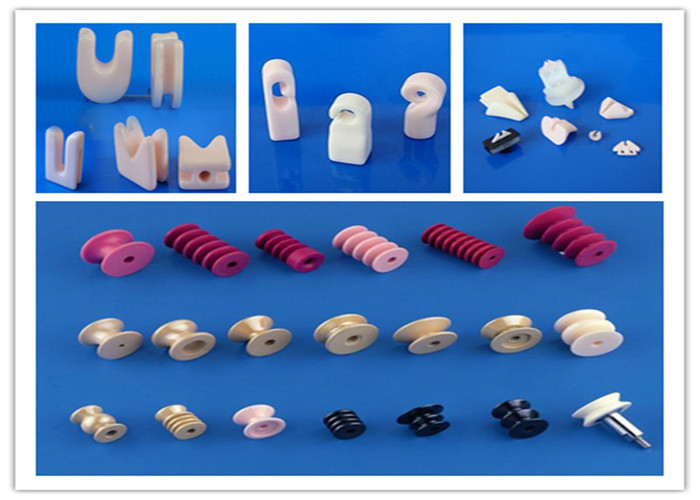 High Strength 99% Aluminum Oxide Ceramic Thread Guides With High Polishing