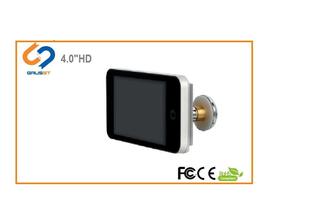 CE FCC ROHS Lookout Smart Door Viewer While Color Peep Holes For Front Doors
