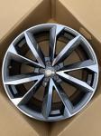 Audi Q7 ET31 66.5 Hole 21 Inch Black Alloy Wheels , Cast Aluminum 21 Inch Wheels
