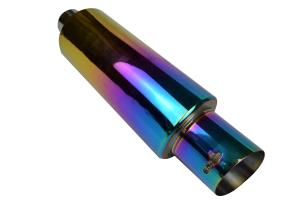 China Rainbow Color 18.5 Inch 2.5 Inlet 4 Outlet Exhaust Tip wholesale