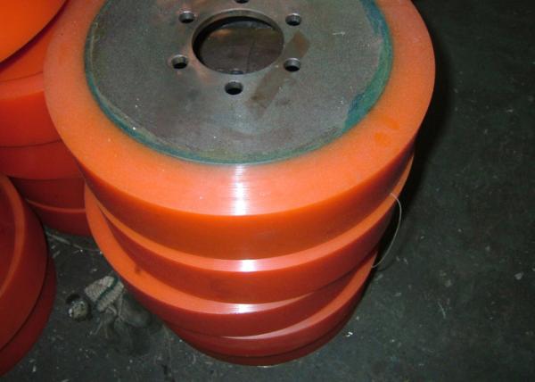 Aging Resistant Industrial Red PU Polyurethane Coating Rollers Wheels /