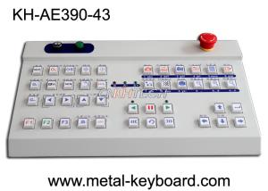 China 1.5mm Travel 43 Plastic Keys Ruggedized Desktop Keyboard wholesale