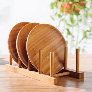 China Kitchen Wooden Plate Display Rack wholesale